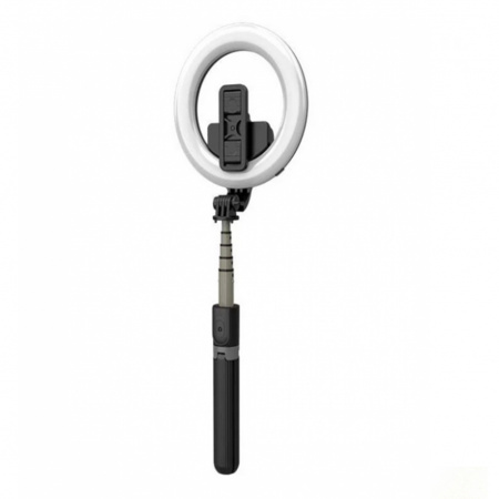 Лампа для селфи на штативе с пультом Selfie Stick L07 BT+Led подсветка