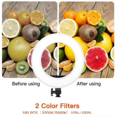 Кільцева лампа світлодіодна RING LIGHT RL-12