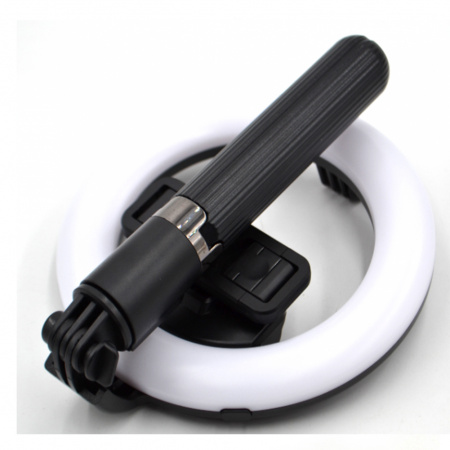 Лампа для селфи на штативе с пультом Selfie Stick L07 BT+Led подсветка
