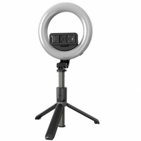 Лампа для селфи на штативе с пультом Selfie Stick L07 BT+Led подсветка