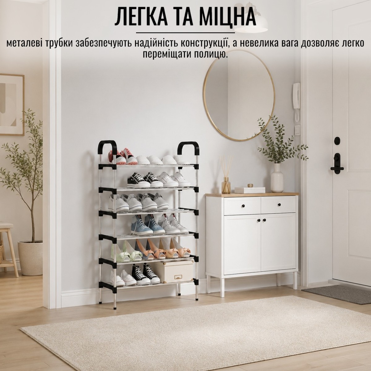 Полка для обуви Shoe Rack 6 полок (8068)