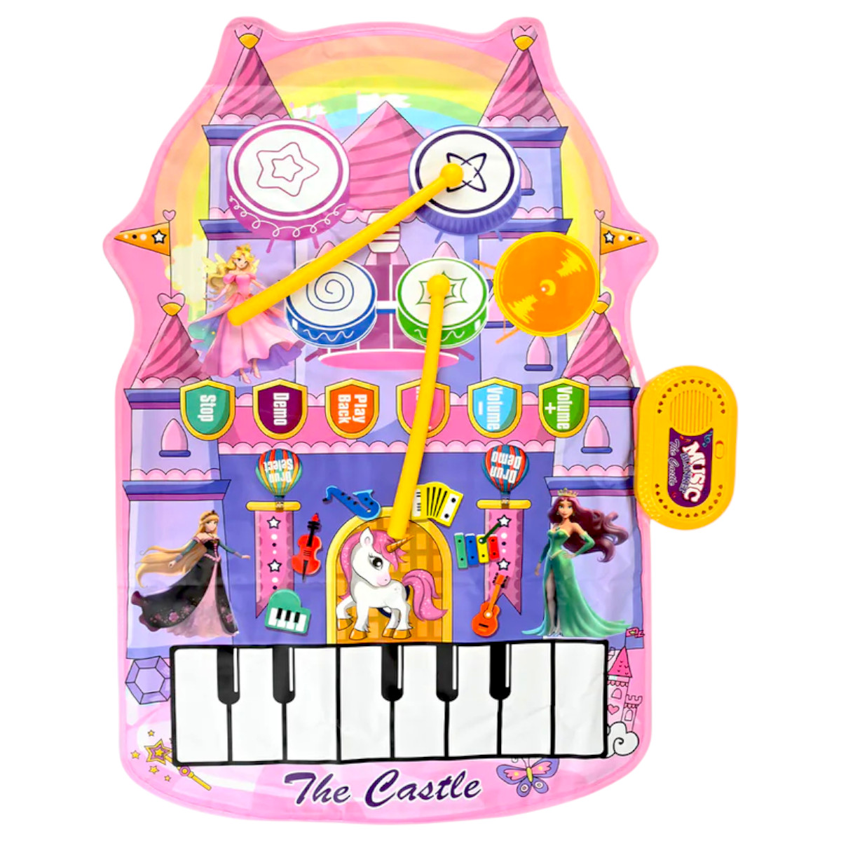 Дитячий музичний килимок 2 в 1 Music Blanket іграшка зі звуками для дітей (YYD-03)