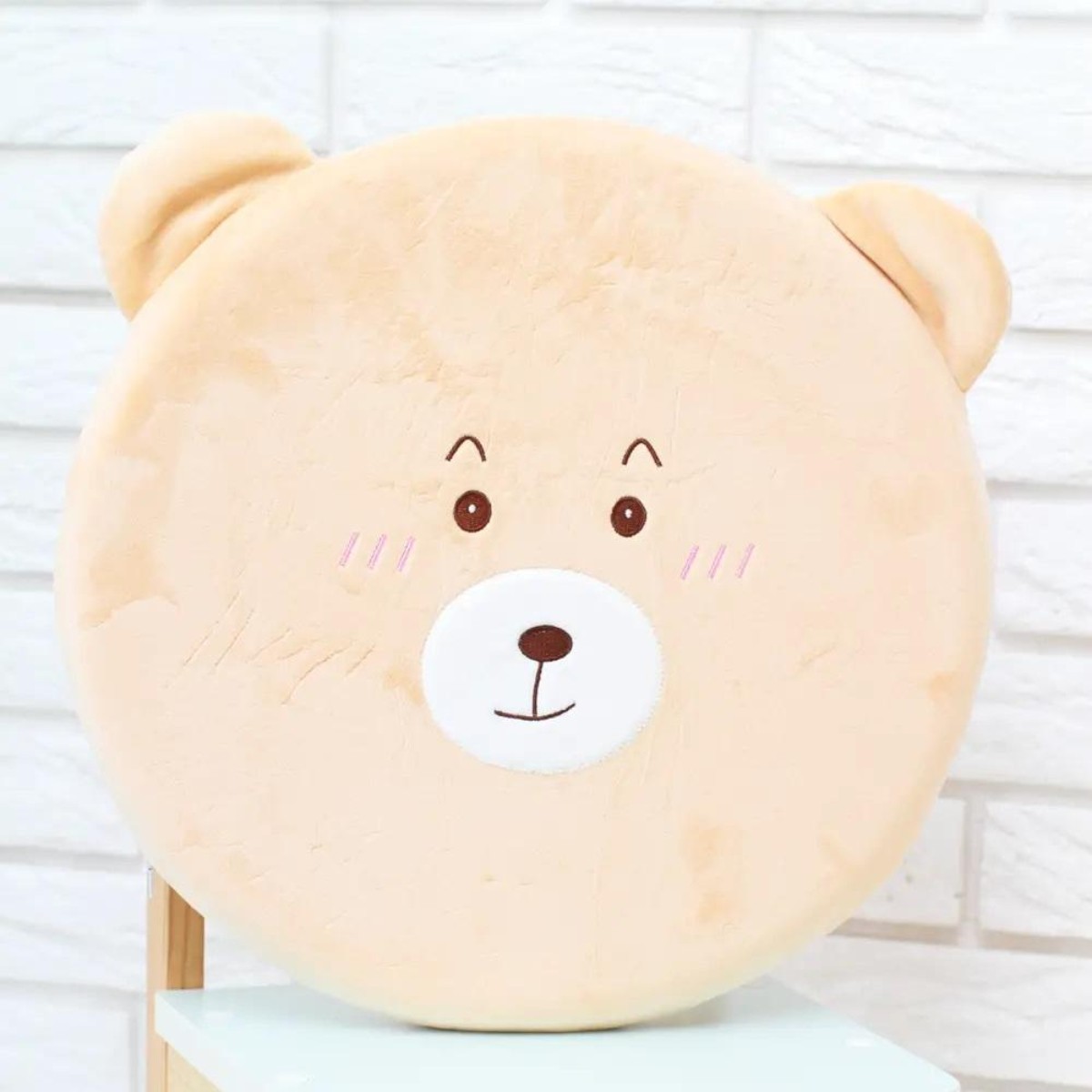 Подушка декоротивная на стул Cushion for a chair "Animals" 40 х 40 см (R32614) ("Медведь бежевый")