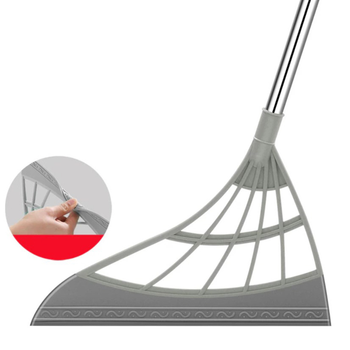 Метла универсальная Magic Broom 29.5 х 67.5 см  (Серый)