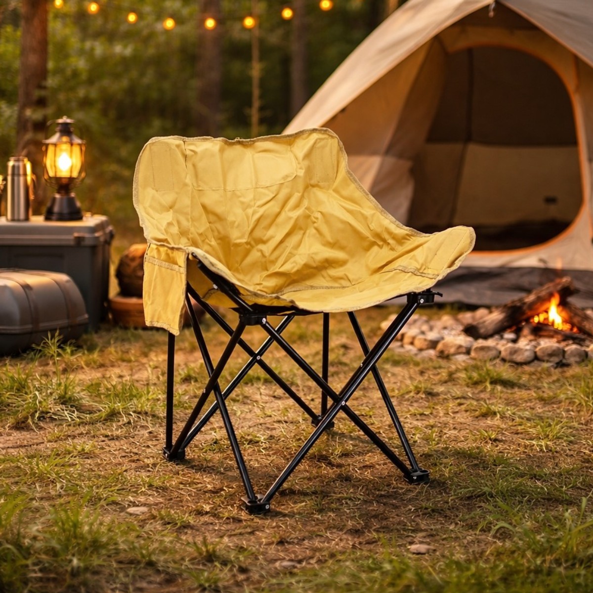 Раскладное туристическое кресло Folding Camping 35 х 35 х 25 см (214 C)