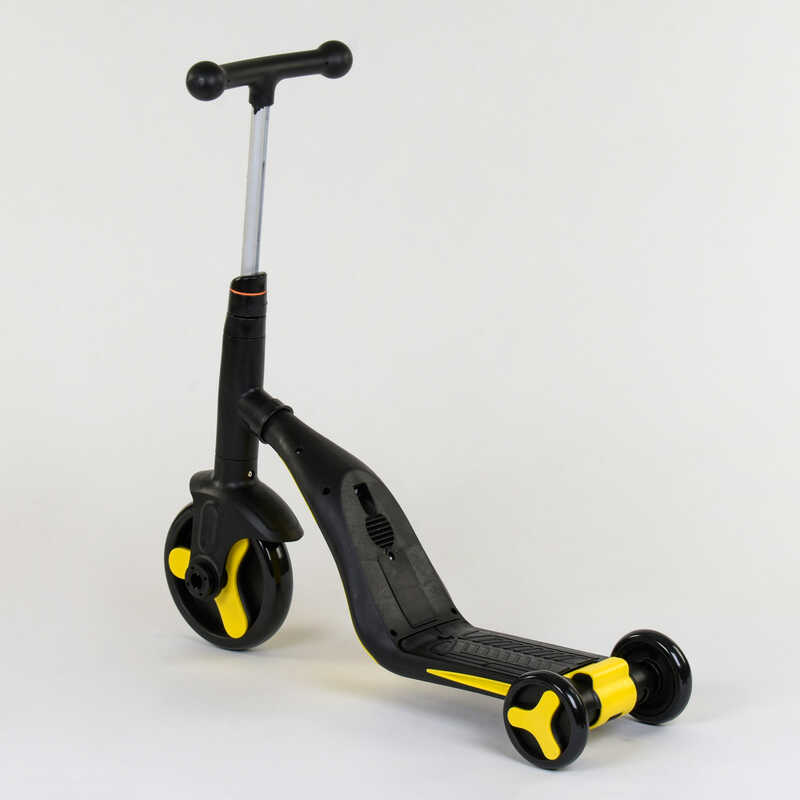 Самокат_3в1_JT_10993_(1)_Best_Scooter_самокат-велобег-велосипед_ЖЁЛТЫЙ_свет_8_мелодий_колёса_PU_пере