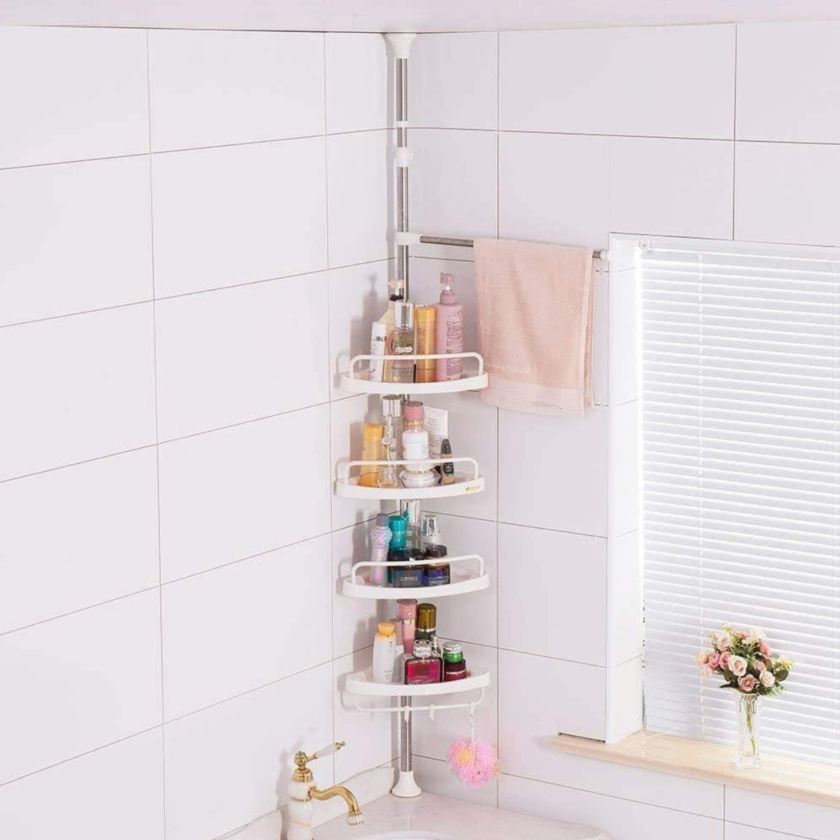 Полка угловая телескопическая для ванной комнаты Multi Corner Shelf 2.6 м (R94066)
