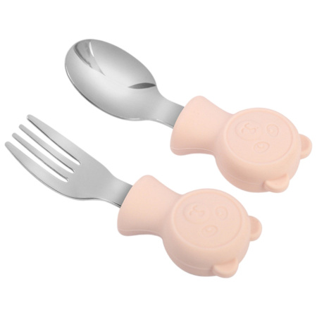 Детский силиконовый набор посуды для кормления Tableware Set 6 предметов (MA-4906)