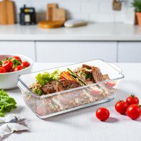Форма для запекания A-PLUS стеклянная прямоугольная 1.3 л (1087)
