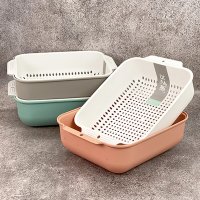 Миска-дуршлаг 2 в 1 STENSON 23 х 7.5 х 6 см (WHW21133-40)