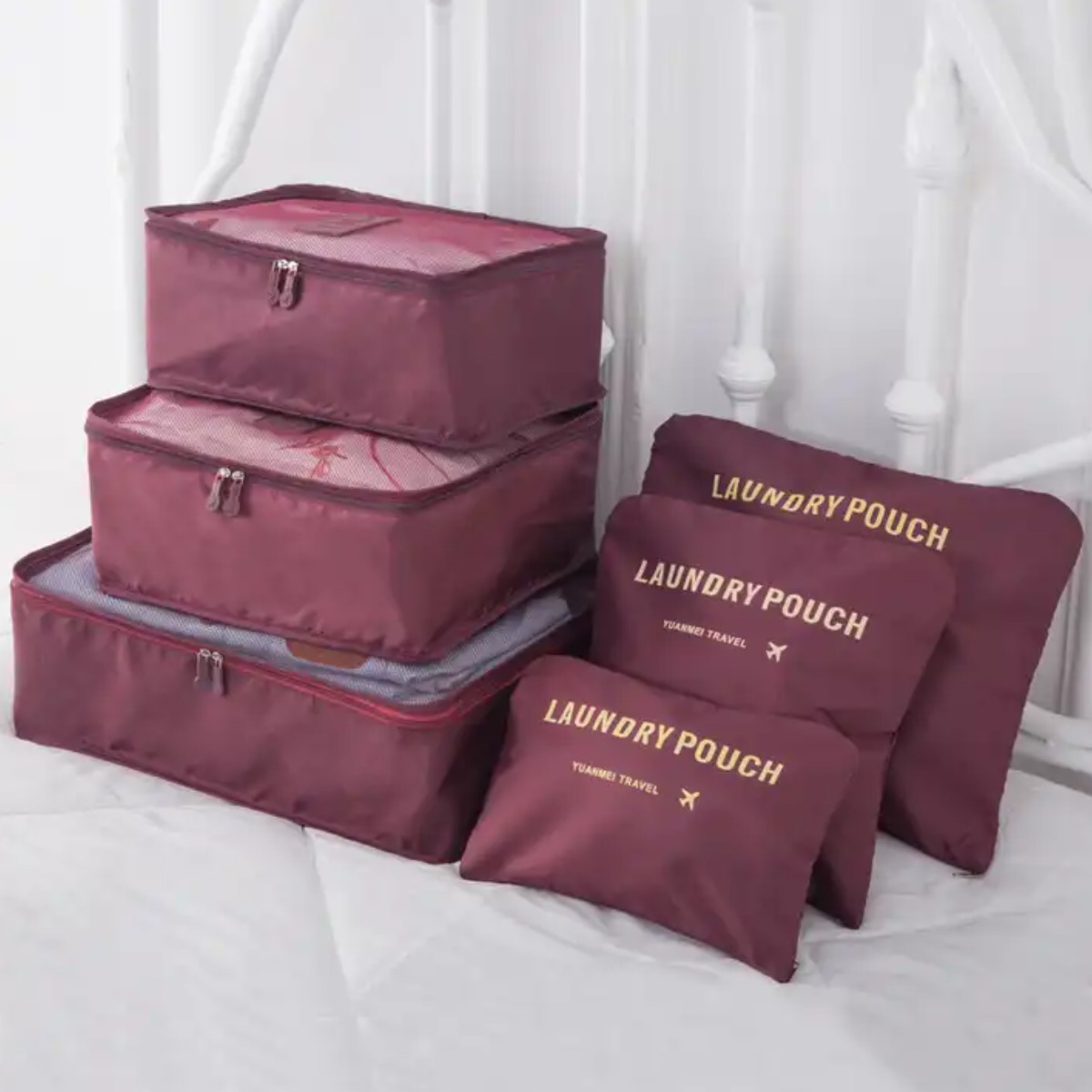 Набір дорожніх сумок-органайзерів Laundry Pouch 6 шт 