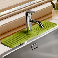 Силиконовый коврик держатель подставка на кран Faucet Drain Pad 37 х 13.5 см (R101207)