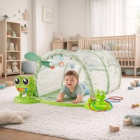 Игровой туннель для детей Tunnel Tents с музыкой, подсветкой, игра с кольцами (YK 7017 A)