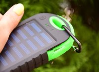 Павер Банк на солнечной батарее 10000 mah Зеленый