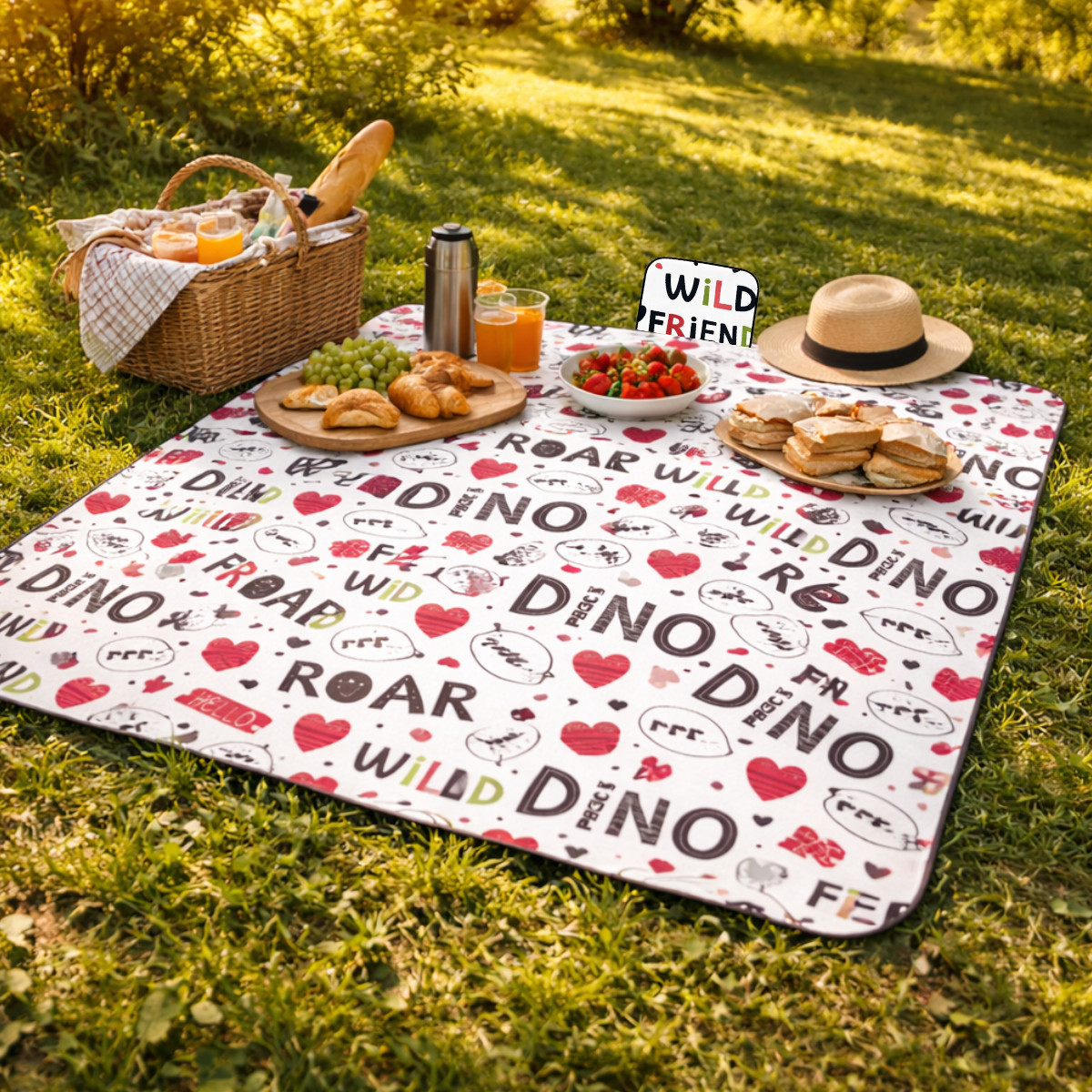 Детский игровой коврик для пикника Picnic Mat размером 150 х 200 см (С 64959)