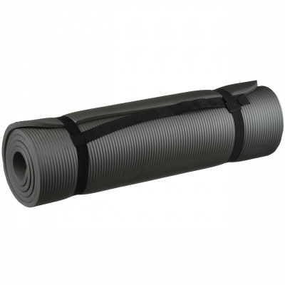 Мат для йоги NBR 173 х 60 х 1 см (MS-2608-2) (Серый)