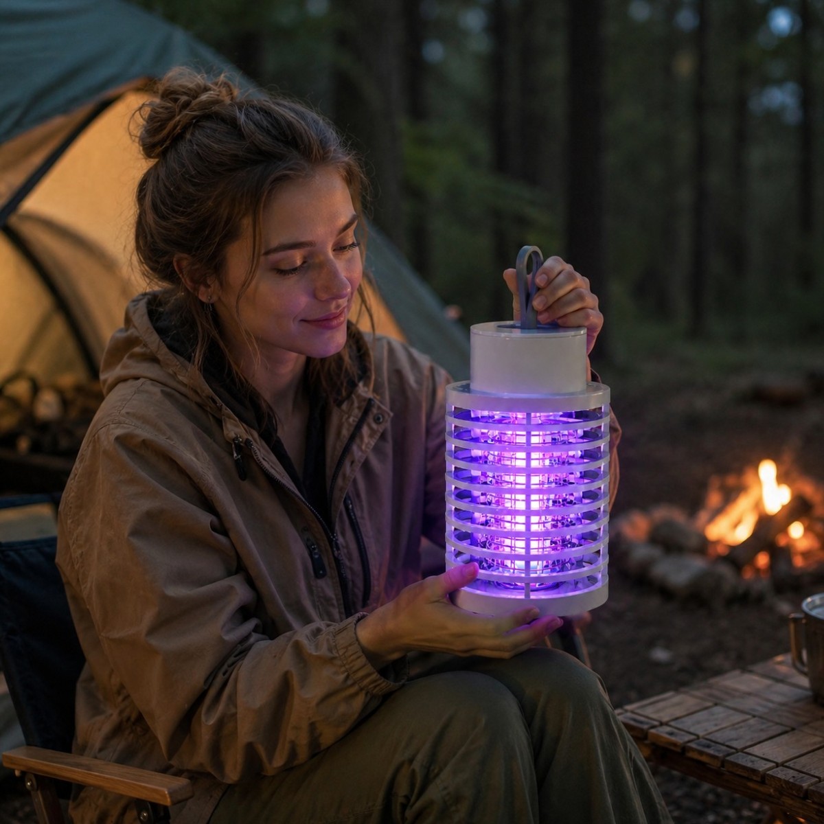 Лампа пастка від комарів Mosquito Killer Lamp знищувач  комарів і комах