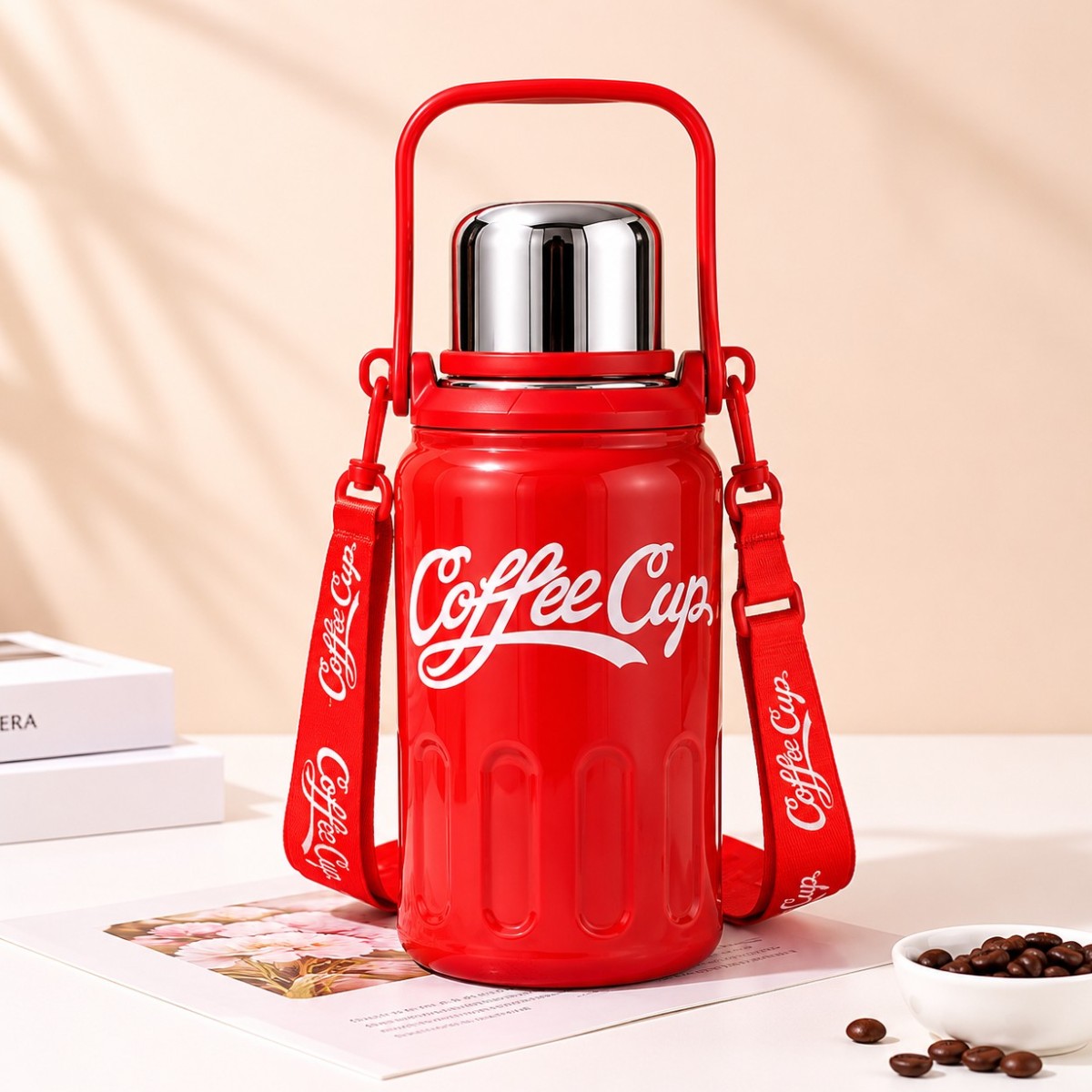 Термос вакуумний Jianmao "Coffee Cup" 1.0 л (100 VB)