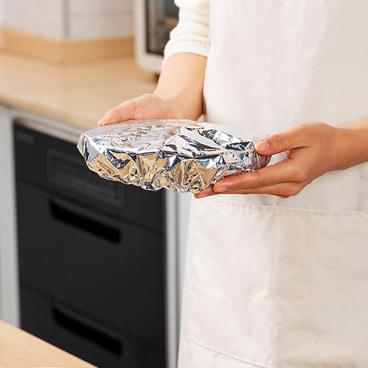Пакети фольговані на гумці для харчових продуктів Food Cover пакети на тарілку 40 шт 40 см