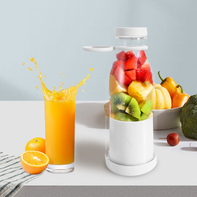 Портативный блендер бутылка для смузи FRESH JUICE (Белый)