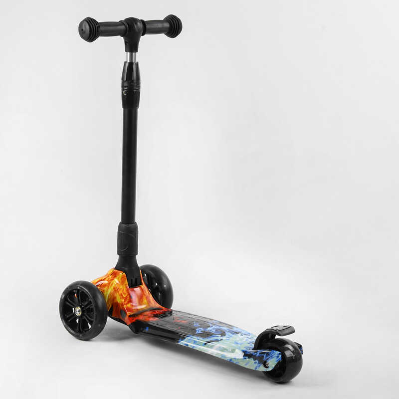 Самокат_трехколесный_Best_Scooter_76-455_MAXI_(6)_складной_алюминиевый_руль_3_колеса_PU_со_светом_пе