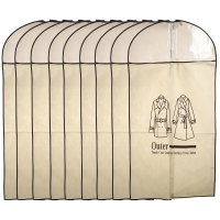 Набор чехлов для одежды Garment Bag для хранения и перевозки вещей на молнии 10 шт 60 х 140 см