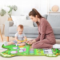 Детский музыкальный коврик 2 в 1 Music Blanket игрушка со звуками для детей (YYD-02)