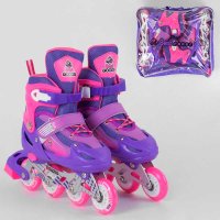 Ролики_20066-L_Best_Roller_размер_38-42_цвет_-_ФИОЛЕТОВЫЙ_(6)_колёса_PVC_ПЕРЕДНЕЕ_КОЛЕСО_СВЕТ_в_сумк