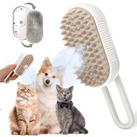 Паровая щетка-массажер для животных PET SPRAY MASSAGE BRUSH (R97846)