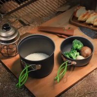 Набор туристической посуды с горелкой COOKING SET (DS-6019)