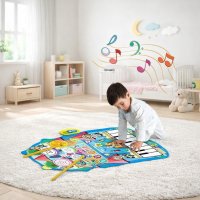 Детский музыкальный коврик 2 в 1 Music Blanket игрушка со звуками для детей (YYD-04)
