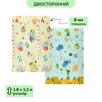 Термоковрик для детей Thermomat 180 х 120 х 0.8 см коврик детский складной развивающий двухсторонний