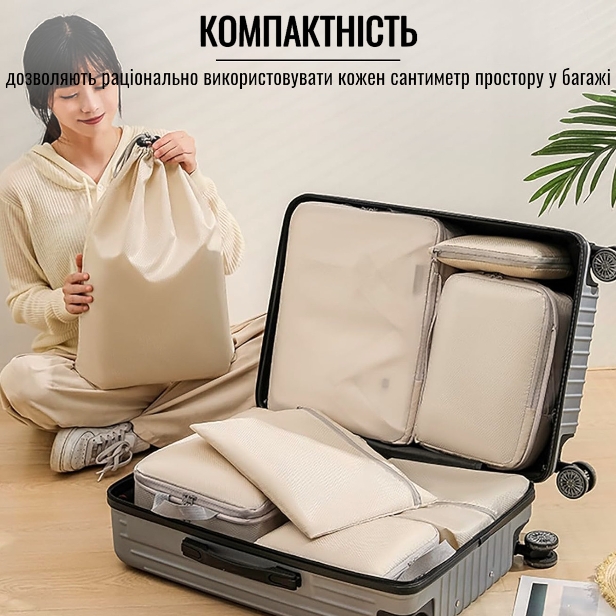 Набір дорожніх сумок-органайзерів Laundry Pouch 8 шт (R37147)