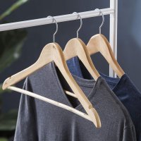 Набор деревянных вешалок для одежды A-PLUS 45 см 3 шт (3 WH)