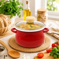 Кастрюля эмалированная Styleberg 16 см 1.5 л (2050)