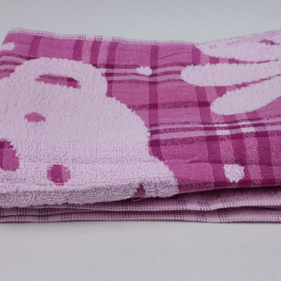 Полотенце банное HOME TEXTILES махра 140 х 70 см (34295) (Розовый)