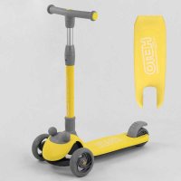 Самокат_трехколесный_D-0449_(6)_Best_Scooter_ЖЕЛТЫЙ_складной_алюминиевый_руль_3_колеса_PU_со_светом_