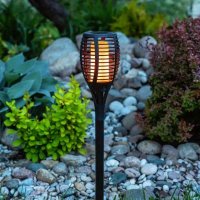 Садовый светильник на солнечной батарее Solar flame 