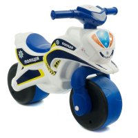 Мотоцикл толокар FLAMINGO-TOYS Полиция (0138/510) Белый