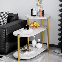 Стол журнальный Modern Home 3 яруса 65 х 40 х 62 см (M50271-W) Белый