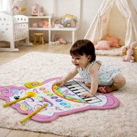Детский музыкальный коврик 2 в 1 Music Blanket игрушка со звуками для детей (YYD-01)