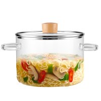 Кастрюля стеклянная для запекания A-PLUS 3.0 л (1056)
