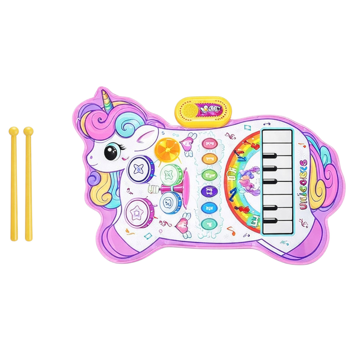 Детский музыкальный коврик 2 в 1 Music Blanket игрушка со звуками для детей (YYD-01)