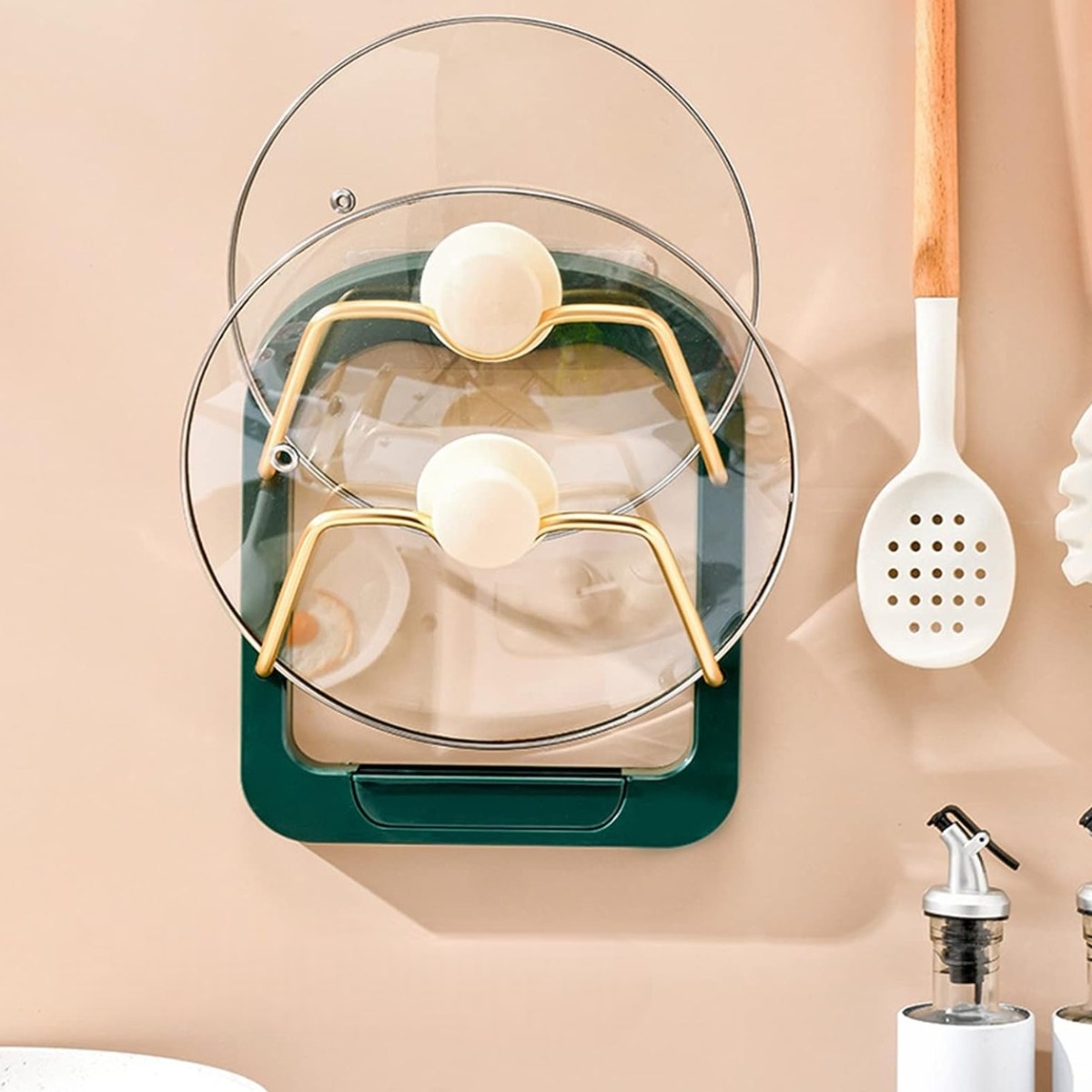 Підставка для кухонних та столових приладів KITCHEN POT COVER RACK