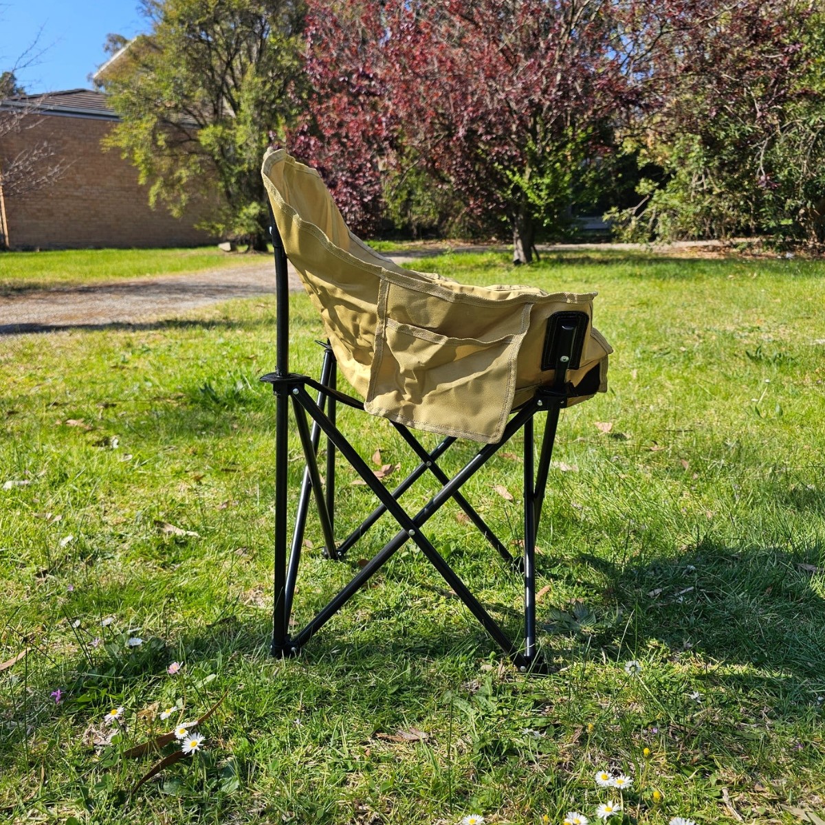Раскладное туристическое кресло Folding Camping 35 х 35 х 25 см (214 C)