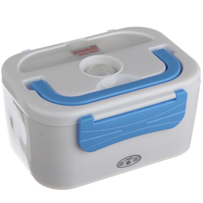 Автомобильный ланч бокс с подогревом Lanch Box (3066YY/ 12v) (-Белый с голубым)