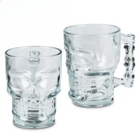Бокалы пивные High Quality Череп 500 мл 2 шт (R2980)