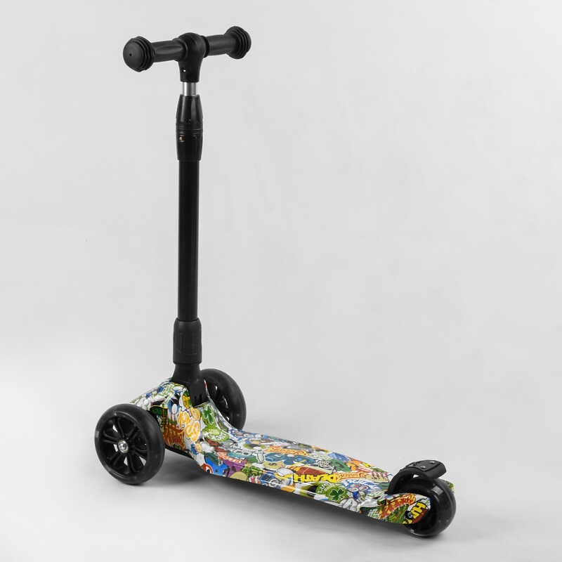 Самокат_трехколесный_Best_Scooter_32-655_MAXI_(6)_складной_алюминиевый_руль_3_колеса_PU_со_светом_пе