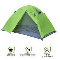 Палатка туристическая 2.1*1.4м (17811)