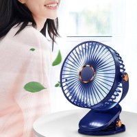 Портативный USB вентилятор на аккумуляторе с прищепкой Mini Fan